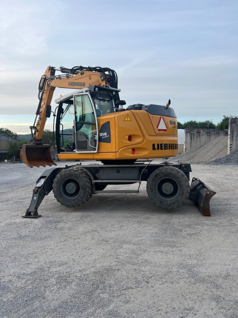 Kolesové rýpadlo Liebherr pripravené na predaj